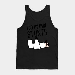 Stunts - Funny Broken Collarbone Get Well Gift Tank Top